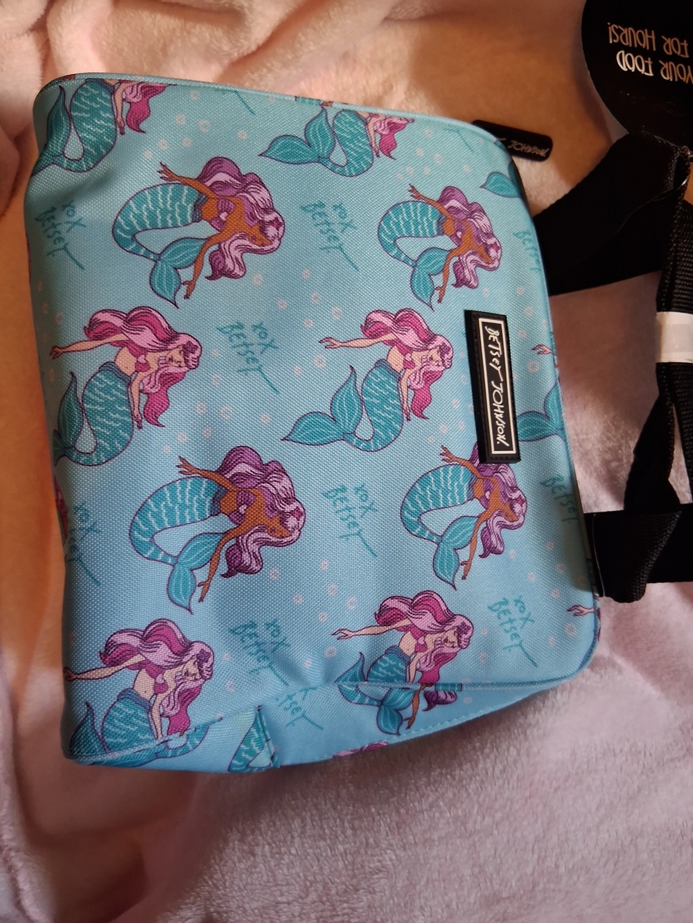 NWT Betsey Johnson Mermaid Themed Lunch Bag